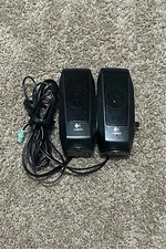 Logitech S120 2.0 Wired Computer Speakers w/ Volume Control, 3.5mm, Black picture