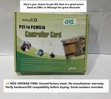 Creative I/O PCI to PCMCIA CardBus Controller Card Vintage Retro PC NOS Seald picture