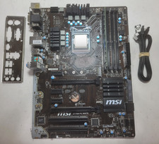 MSI Z170A PC MATE Motherboard Core I7-6700K 16GB RAM, IO Shield # 1995 picture