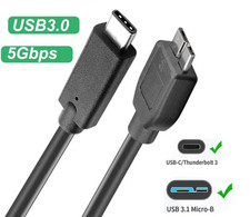  usb c to micro b 3.0 cable 10G Type C USB 3.1 HDD cable USB C Hard Drive cable picture