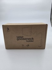 Digital Basics Tablet Gooseneck Holder White 360° Flexible Clamp Mount Stand New picture