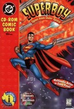 Superboy Spies From Outer Space PC MAC CD interactive hero comic book on CD-ROM picture