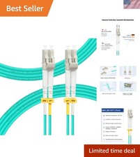 10FT LC to LC Fiber Patch Cable OM3 10GB Multimode, Versatile Lengths 0.2m-200m picture
