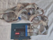 Parallel Interface Card 3896 ISA w/ Intel p8255a-5 Chip w/ cables Retro Vintage picture
