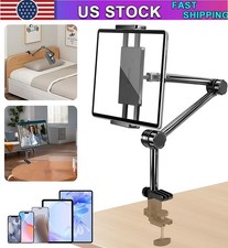 Long Arm Tablet Stand Phone Holder Lazy Bed Desk Mount For iPad iPhone Samsung picture