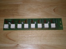 Vintage Cipher Data Products Tape Drive Pushbutton Assembly PWB754005-101 Rev-E  picture
