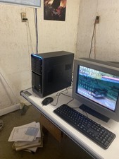 HP Pavilion p7 Desktop Computer Tower PC AMD A6 Vision Windows 7 Card Reader DVD picture