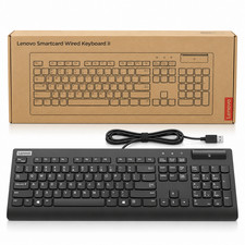 NEW - Lenovo KB319U Wired USB keyboard II With Smart Card - Factory Sealed picture