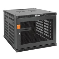 Tecmojo 9U Wall Mount Rack Cabinet, 9U/23.6in Depth/Mesh Door, Black picture