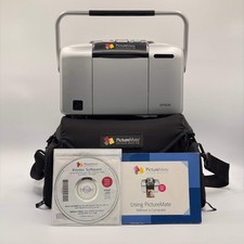 Epson PictureMate Deluxe Picture Mate 500 Portable Printer B351A Gray picture