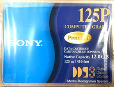 SONY  DGD125P Computer Grade 125P Premium 12 GB Data Tape Cartridge picture