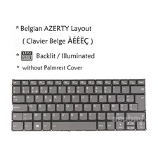 BE Belgian Keyboard For Lenovo IdeaPad FLEX-14IML FLEX-14IWL FLEX-14API Backlit picture