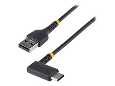 StarTech.com 6ft (2m) USB A to C Charging Cable Right Angle - Heavy Duty Fast picture