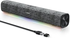 SOULION R100 Bluetooth Computer Speakers with Dynamic LED Light, USB Plug & Play picture
