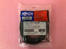 Tripp Lite N201-025-BK Tripp Lite Cat6 RJ45 Snagless Patch Cable 25ft picture