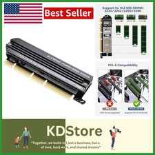 High-Speed NVMe PCIe 4.0 M.2 to PCIe Adapter with Heat Sink picture