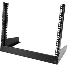 StarTech 2-Post 8U Desktop Server Rack, Open Frame 19in Computer Rack, Small picture