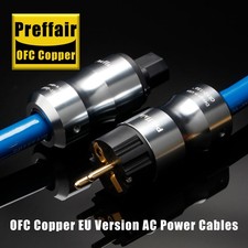 Preffair Audiophile OFC HiFi Speaker Audio Power Cable US AC Main Supply Cord picture