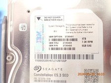 IBM 2726493 4TB 7.2K RPM 6GB SAS HDD Internal Hard Disk Drives picture