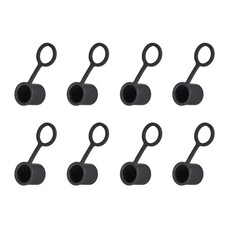 Silicone BNC-B Anti-Dust Stopper Cap Cover for Female Jack Black,20pcs picture