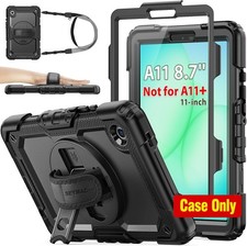 Black Full-Body Drop Protection Case with Stand for Samsung Galaxy Tab A11 8.7' picture