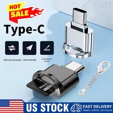 1/2x Micro SD Card Reader, USB C to SD Card Reader, Type C TF Memory Card Reader picture