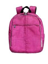 IKEA FAMILY Upptacka Backpack Pink Nylon Adjustable Straps Full Size Laptop picture