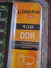 Kingston Value RAM Desktop Memory KVR400/1GR 740617078954 picture