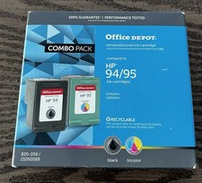 Office Depot - HP 94 Black + 95 TRICOLOR Combo Pack Ink Cartridges picture