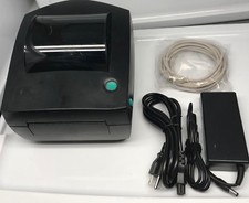 Black Zebra LP2844 Direct Thermal Shipping Label Barcode Printer Tech Support picture