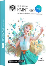 CLIP STUDIO PAINT PRO - Version 2 | Perpetual Lic. | Retail Packaging - WIN/MAC picture