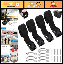 6.5ft Battery Hold Down Straps with Cam Buckle, Stainless Steel Bracket & Screws picture