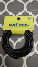 Surf Onn. CAT6 Networking Cable 14 ft Ethernet Cable Black - Brand New picture