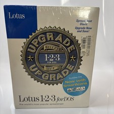 New Lotus 1-2-3 Spreadsheet Upgrade 2.4 Software DOS VTG 1992 USA Sealed picture