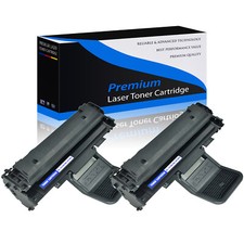 2 Pack ML-2010D3 Black Toner Cartridge ML2010 ML-2010 For Samsung ML-2570 ML2570 picture