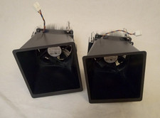 SET OF 2 FOXCONN DC BRUSHLESS FANS PVA080G12Q, DC12V 0.65A AND SHROUDS picture
