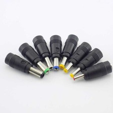 8pcs Universal AC DC Power Charger Adapter Tips Jack Plugs For Laptop Notebook picture