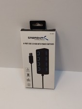 Sabrent 4-Port USB 3.0 Hub With Power Switches picture