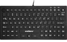 WetKeys Professional-grade Mid-Size Rigid Silicone Waterproof Keyboard with P... picture