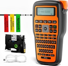 E1000-Pro Industrial Heat Shrink Label Maker Printer for Brother P-Touch Tapes picture
