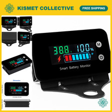 Waterproof Battery Monitor 7-100V with Bracket, Temperature & Buzzer Alarm picture