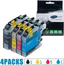 DIGITONER Ink Cartridge Replacement Brother (4 pack) Black Cyan Magenta Yell picture