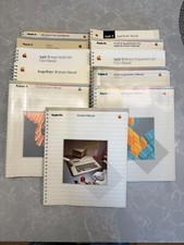 Vintage Apple IIe Manuals with Joystick Software & Original Column Card picture