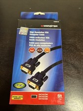 Monster Cable High Resolution 6' VGA Computer Cable HD-DB15 (M) picture