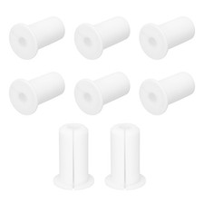 8Pack Wall Grommets for Cables 3/4 Inch Cable with 7mm Hole Silicone White picture