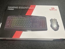 Redragon Gaming Essentials 3 Modes Connection Keyboard And Mouse Bundle - Black picture