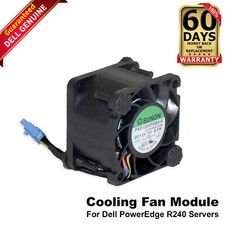 Lot of 2 Dell PowerEdge R240 12V Server Cooling Fan Assembly - MR10W picture