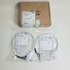 2x New OEM Cisco AIR-CAB002-DART-R Smart Antenna RP-TNC Cable 2ft Cable picture