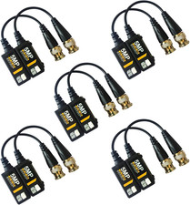 5 Pairs 5MP Passive HD BNC Video Balun Transceiver Transmitter AHD/TVI/CVI/CVBS picture