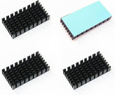Easycargo 4Pcs 50Mm Heatsink 50X25X10Mm + Pre Applied 8810 Thermal Conductive Ta picture